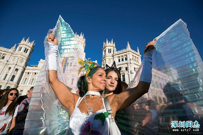 世界同志骄傲巡游在马德里举行