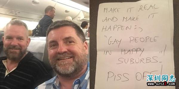 「同性恋该被割掉！」澳同志情侣遭邻居留纸条谩骂